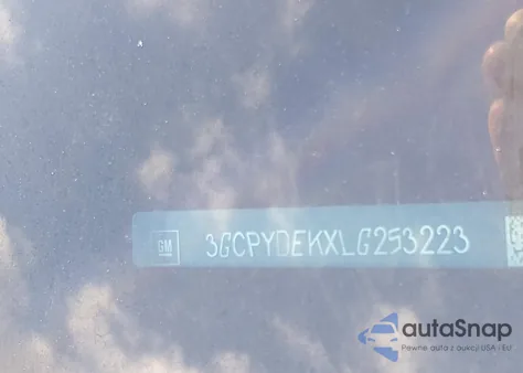 2020 Chevrolet Silverado 1500 4Wd Short Bed Lt z USA, uszkodzony, nr VIN 3GCPYDEKXLG253223